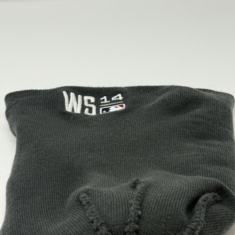 SF Giants 2014 World Series Champions Beanie Nike MLB Gray Black OS - Picture 8 of 9